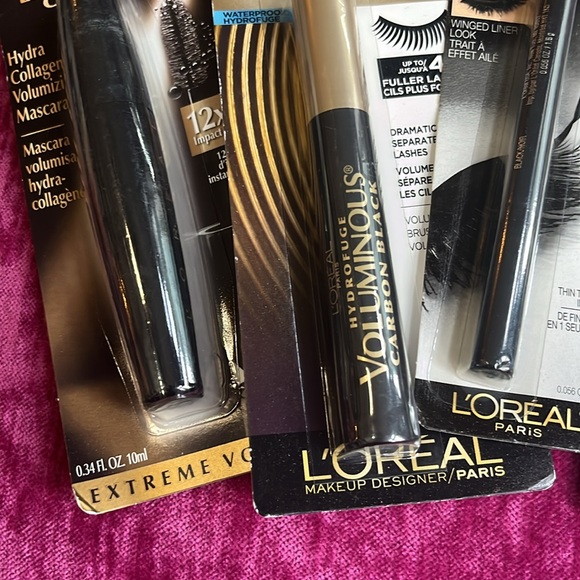 6 pc L’Oréal Eye makeup lot, mascara, brows, blonde, black, brown, eyeliner new - Picture 3 of 6